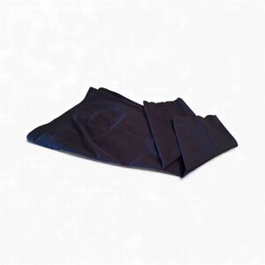 Isaac Mizrahi Live Womens Navy Blue Scalloped Hem Cropped Pants Size 18W